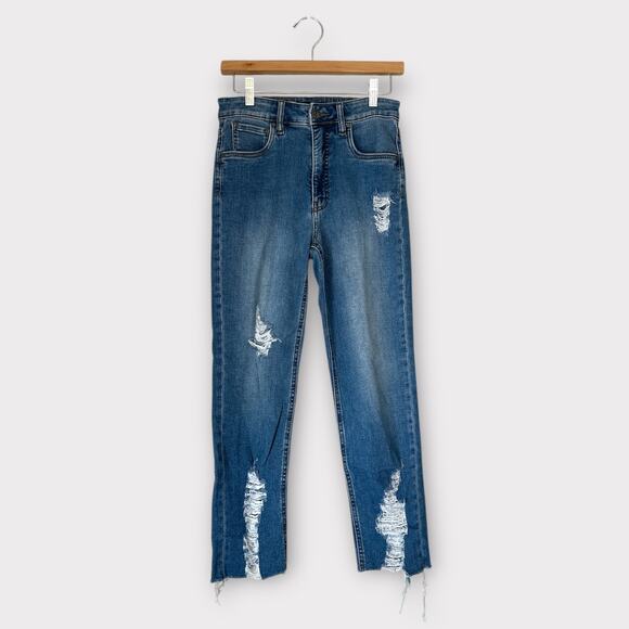 Kut From The Kloth High Rise Elizabeth Fab Ab Crop Straight Leg 00 - Picture 1 of 4